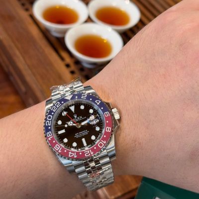 ROLEX Imported 904L Steel 3186 or 3285 Automatic Movement Black Watch